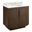 36" Yvon Vanity with Undermount Sink - Outlet - Deep Taupe - Carrara - 3 Hole, , large image number 0