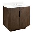 36" Yvon Vanity with Rectangular Undermount Sink - Outlet - Deep Taupe - FW Quartz - 3 Hole, , large image number 0