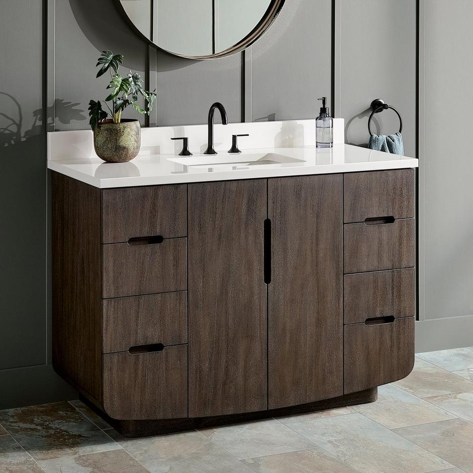 48" Yvon Vanity with Rectangular Undermount Sink - Outlet - Deep Taupe, , large image number 0
