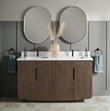60" Yvon Double Vanity with Rectangular Undermount Sinks - Outlets - Deep Taupe, , large image number 2