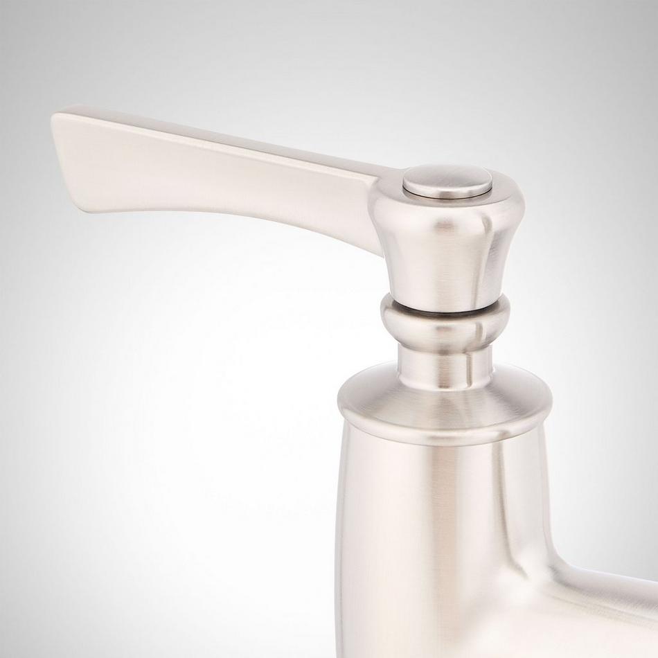 Marceau Bridge Kitchen Faucet with Side Spray - Lever Handles - Stainless Steel, , large image number 2