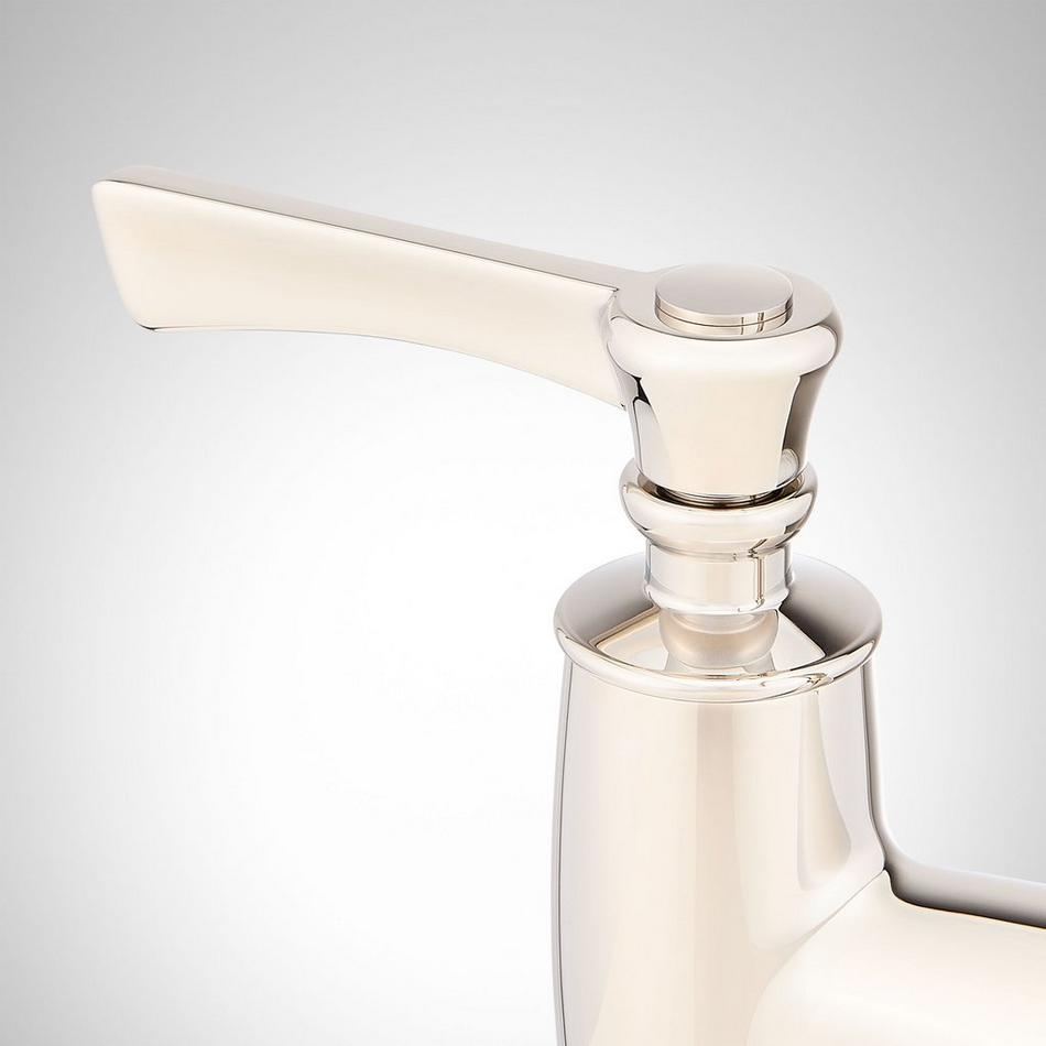 Marceau Bridge Kitchen Faucet with Side Spray - Lever Handles - Polished Nickel, , large image number 2