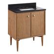 30" Wendolyn Teak Vanity with Rectangular Undermount Sink - Outlet - Washed Teak - CB Quartz - 3H, , large image number 0