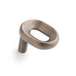 Koy Solid Brass Oval Cabinet Knob, , large image number 0