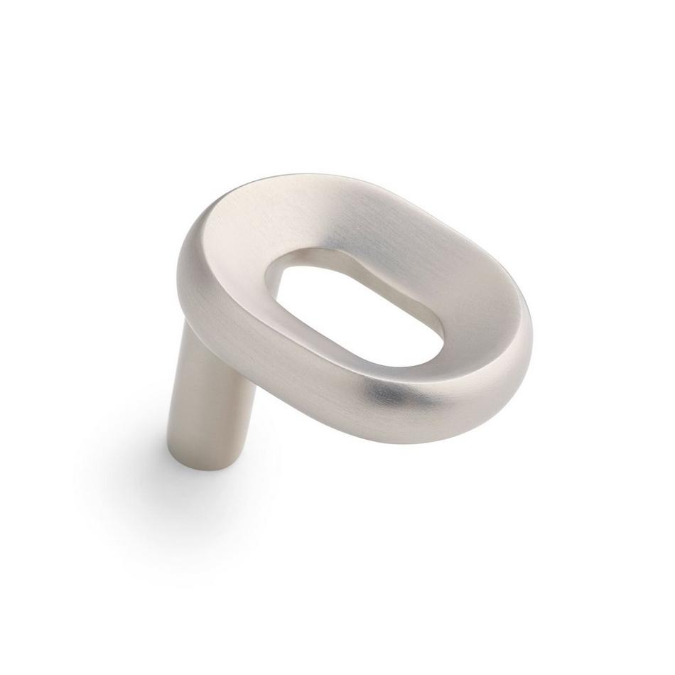 Koy Solid Brass Oval Cabinet Knob, , large image number 1