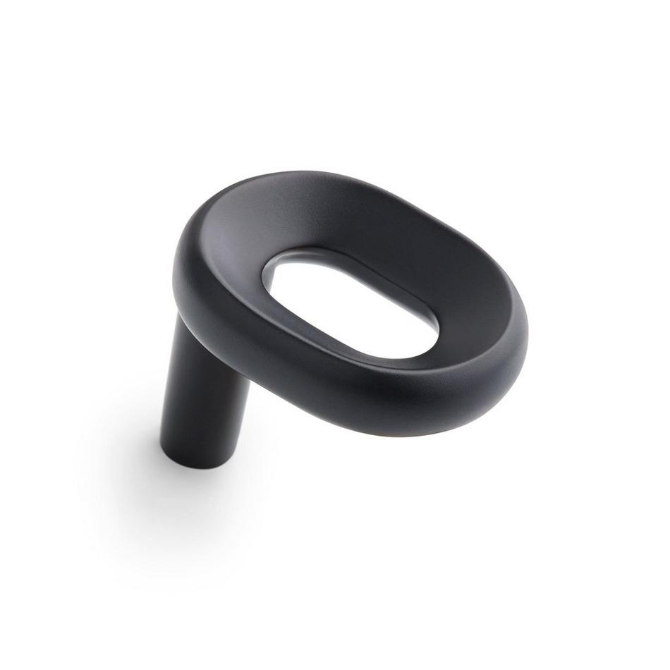 Koy Solid Brass Oval Cabinet Knob, , large image number 2