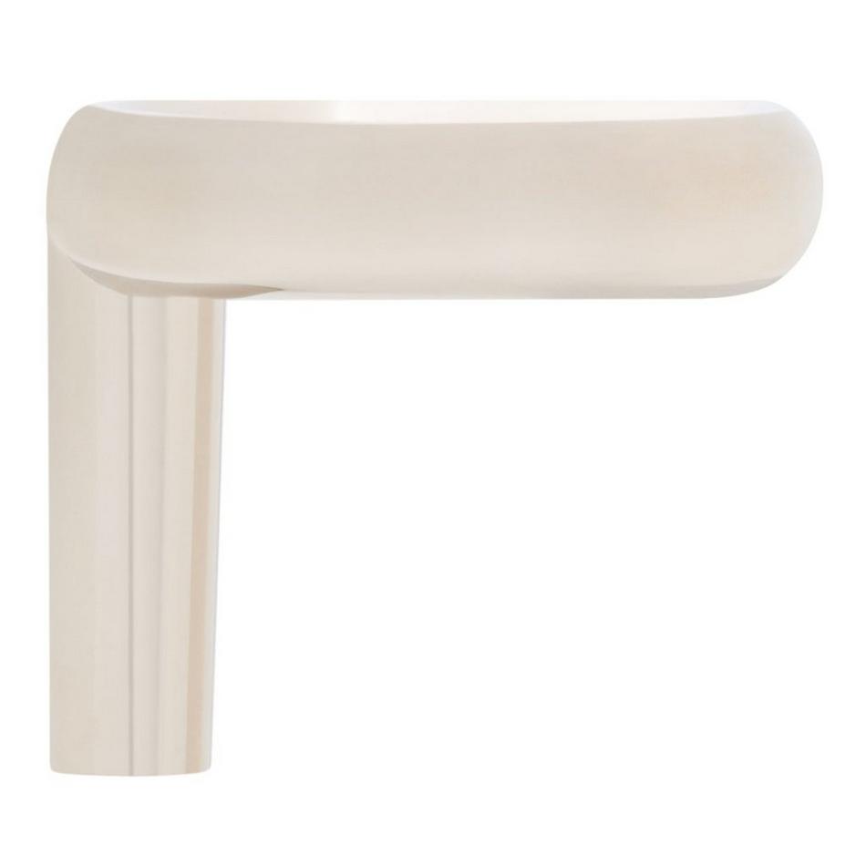Koy Solid Brass Oval Cabinet Knob- Polished Nickel, , large image number 2
