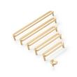 3-3/4" Koy Solid Brass Cabinet Pull - Satin Brass, , large image number 1