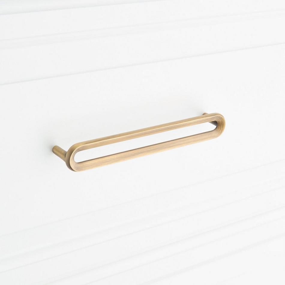 5-1/16" Koy Solid Brass Cabinet Pull - Antique Brass, , large image number 3