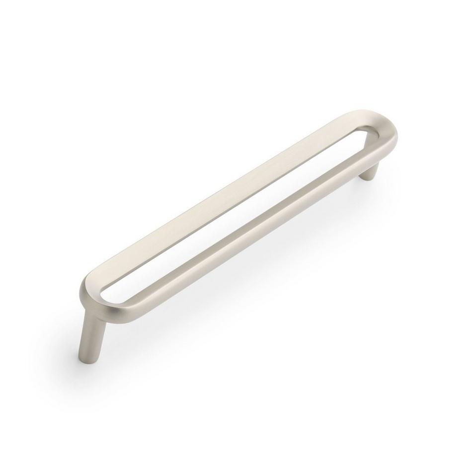 5-1/16" Koy Solid Brass Cabinet Pull - Brushed Nickel, , large image number 0