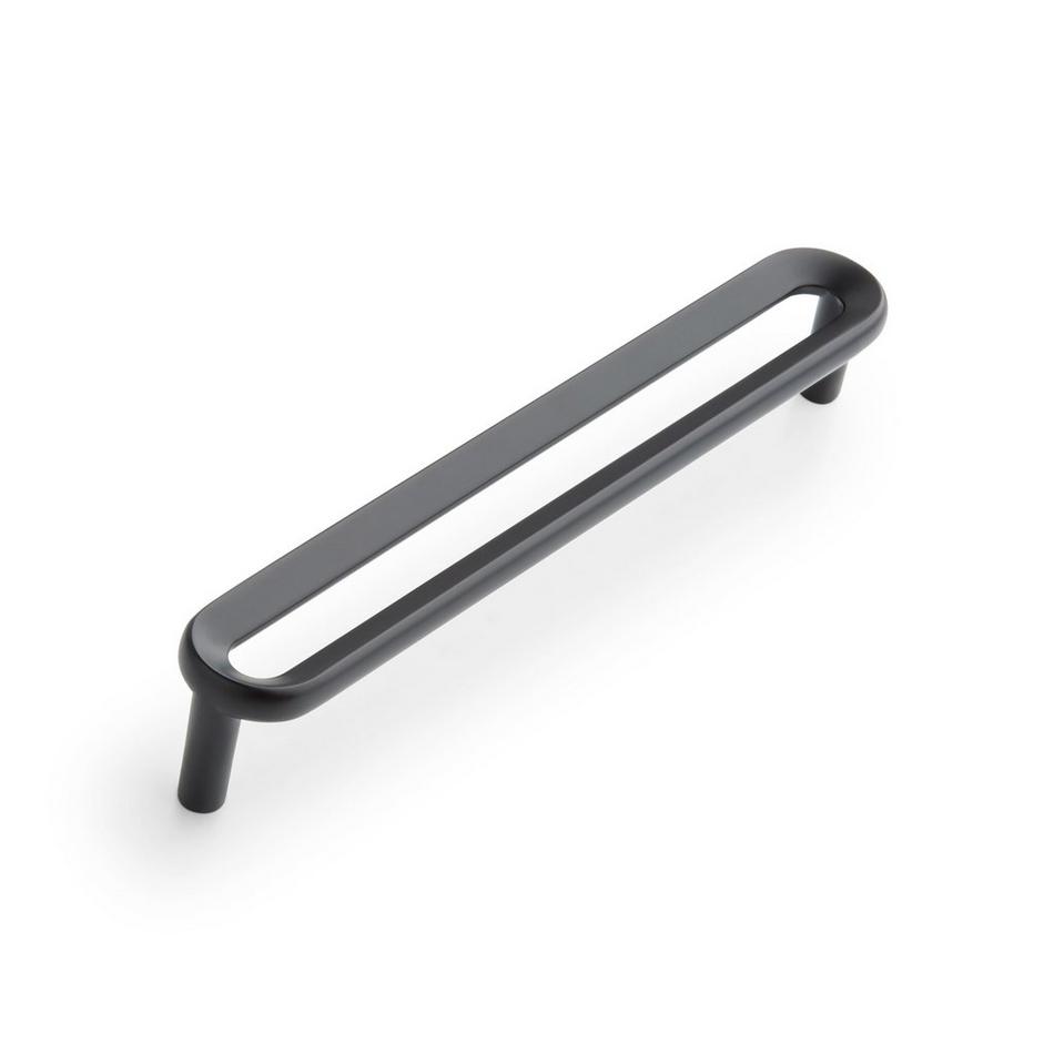 5-1/16" Koy Solid Brass Cabinet Pull - Matte Black, , large image number 0