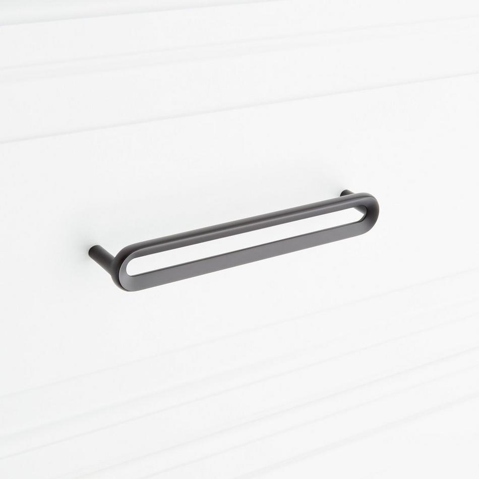 5-1/16" Koy Solid Brass Cabinet Pull - Matte Black, , large image number 3