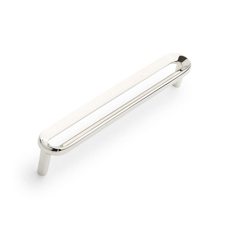 5-1/16" Koy Solid Brass Cabinet Pull - Polished Nickel, , large image number 0