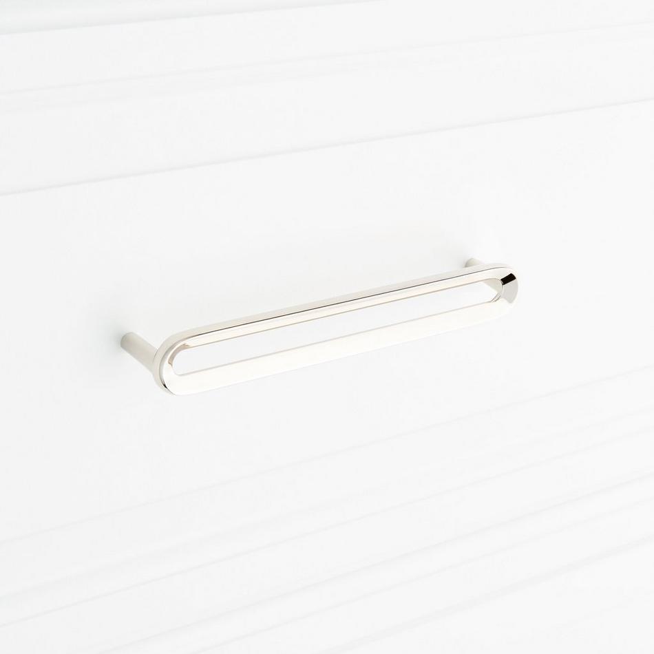 5-1/16" Koy Solid Brass Cabinet Pull - Polished Nickel, , large image number 3