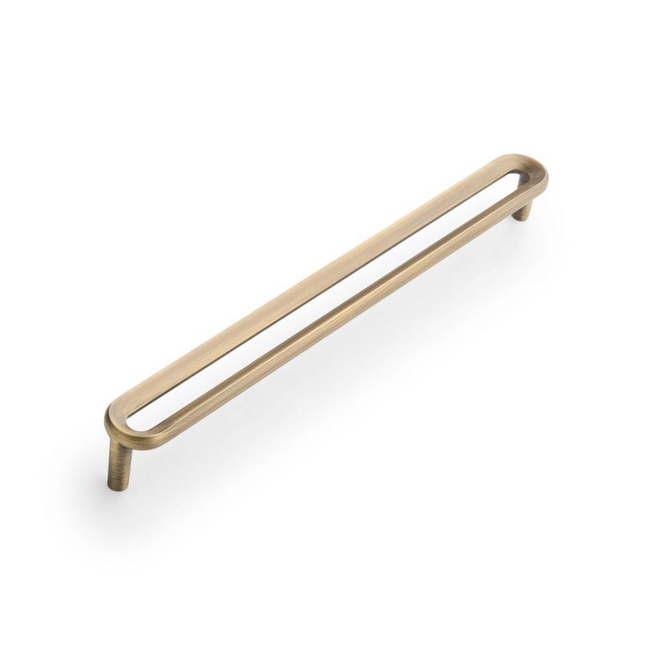7-9/16" Koy Solid Brass Cabinet Pull - Antique Brass, , large image number 0