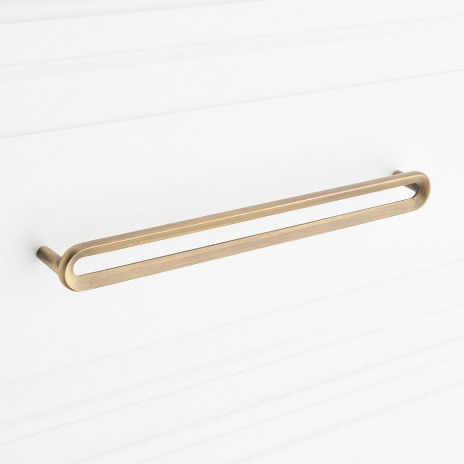 7-9/16" Koy Solid Brass Cabinet Pull - Antique Brass, , large image number 3