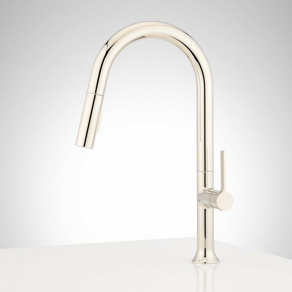 Bok Single-Hole Pull-Down Kitchen Faucet - Polished Nickel, , large image number 1