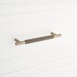 6" Arles Knurled Brass Cabinet Pull - Antique Brass, , large image number 3