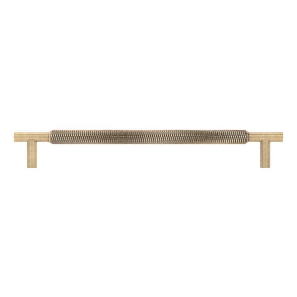 7-9/16" Arles Knurled Brass Cabinet Pull - Antique Brass, , large image number 2