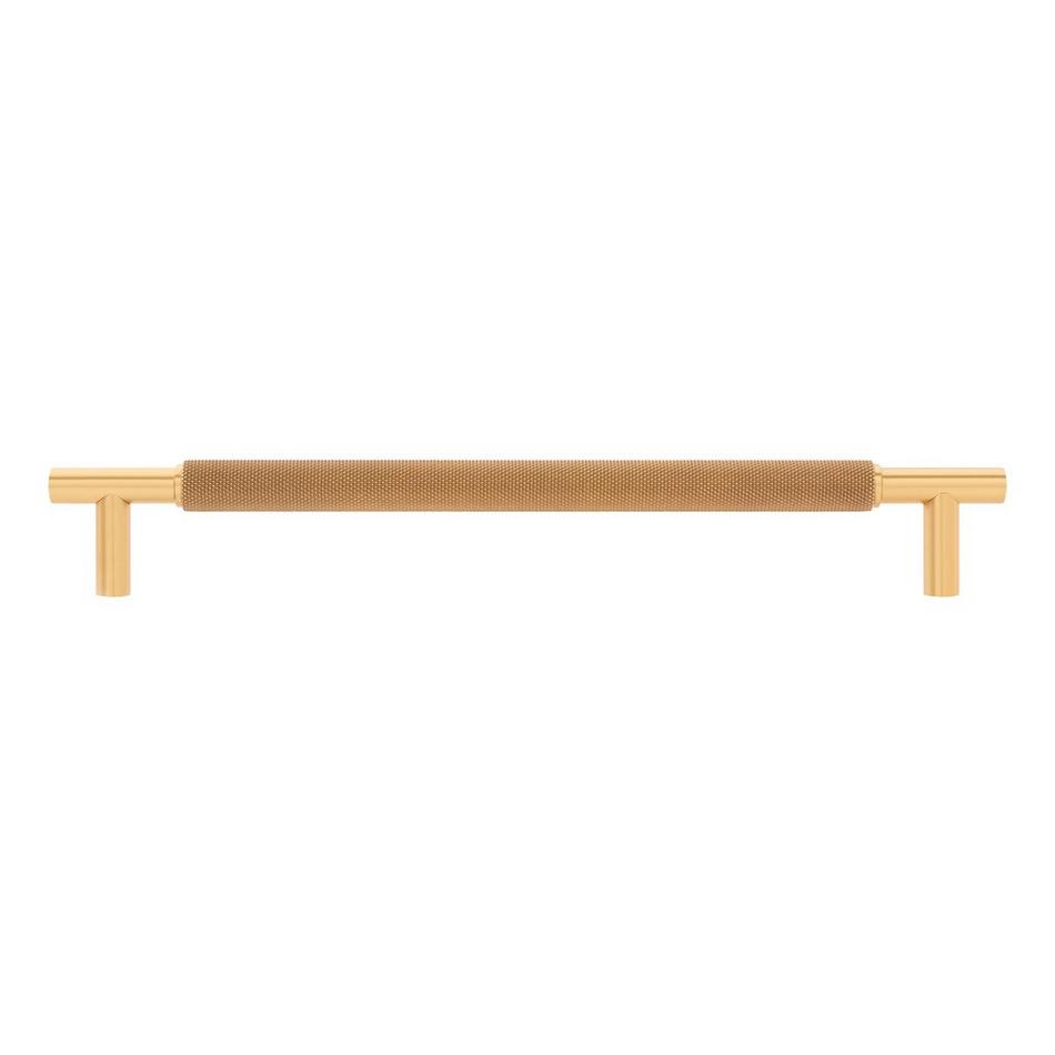 7-9/16" Arles Knurled Brass Cabinet Pull- Vintage Brass, , large image number 2