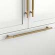 12" Arles Solid Brass Knurled Appliance Pull - Antique Brass, , large image number 0