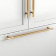 24" Arles Solid Brass Knurled Appliance Pull - Vintage Brass, , large image number 0