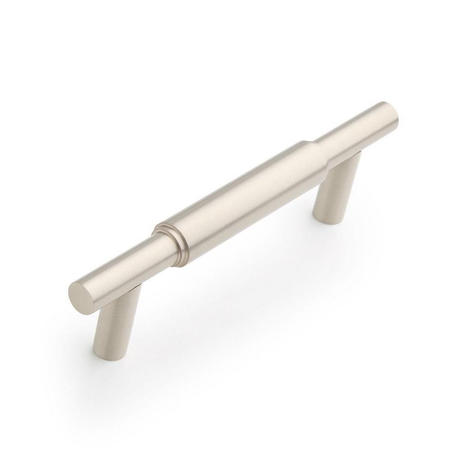 3" Colmar Solid Brass Cabinet Pull - Brushed Nickel, , large image number 0