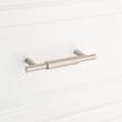 3" Colmar Solid Brass Cabinet Pull - Brushed Nickel, , large image number 3