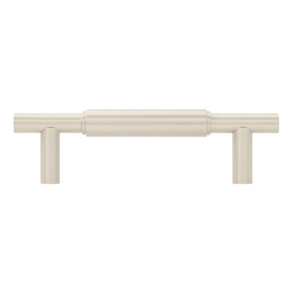 3" Colmar Solid Brass Cabinet Pull - Brushed Nickel, , large image number 2