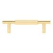 3" Colmar Solid Brass Cabinet Pull - Polished Brass, , large image number 2