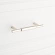 3" Colmar Solid Brass Cabinet Pull - Polished Nickel, , large image number 3