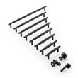 5-1/16" Colmar Solid Brass Cabinet Pull - Matte Black, , large image number 1