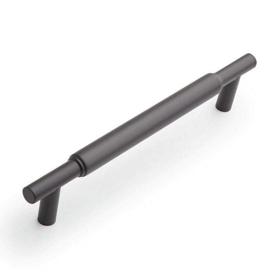 5-1/16" Colmar Solid Brass Cabinet Pull - Matte Black, , large image number 0