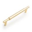 5-1/16" Colmar Solid Brass Cabinet Pull - Polished Brass, , large image number 0