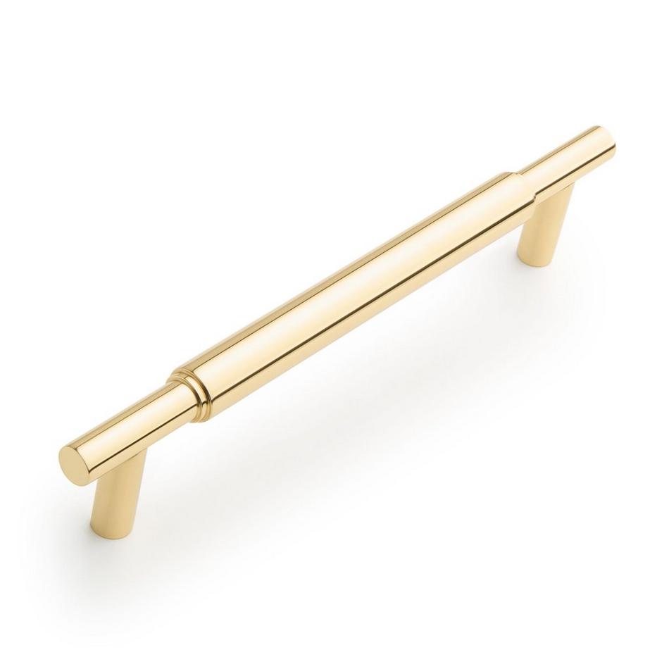 5-1/16" Colmar Solid Brass Cabinet Pull - Polished Brass, , large image number 0
