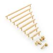 5-1/16" Colmar Solid Brass Cabinet Pull - Satin Brass, , large image number 1