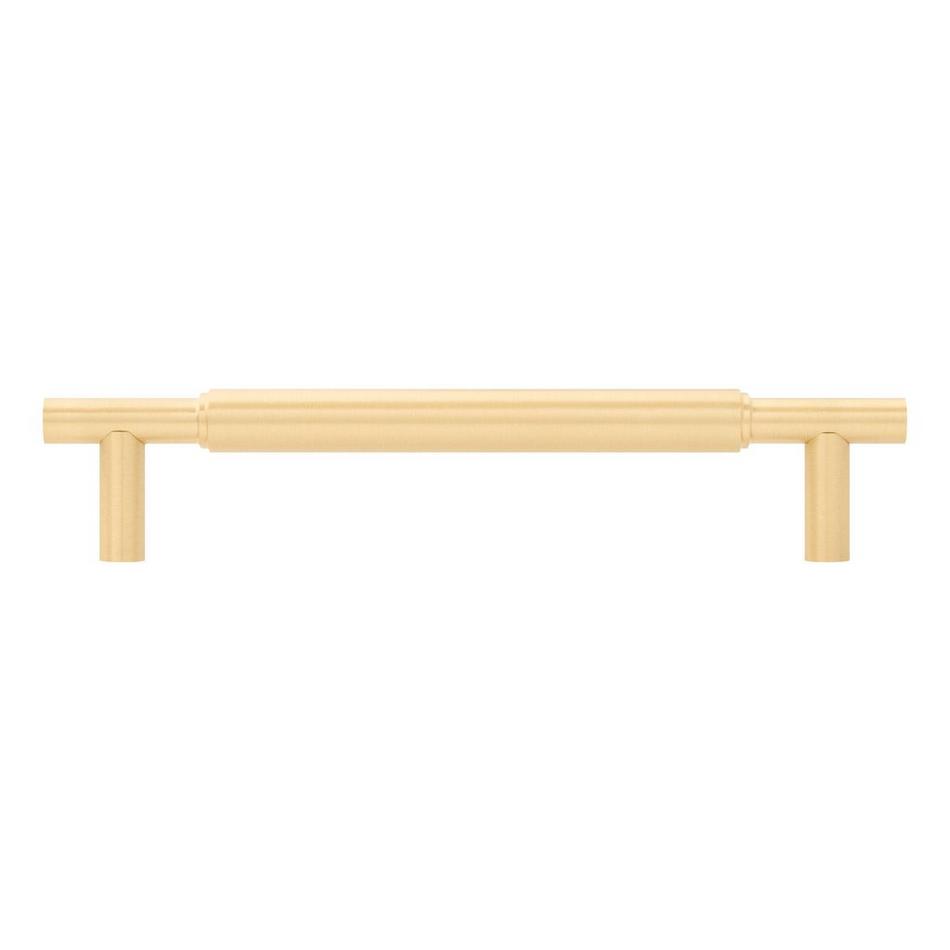 5-1/16" Colmar Solid Brass Cabinet Pull - Satin Brass, , large image number 2