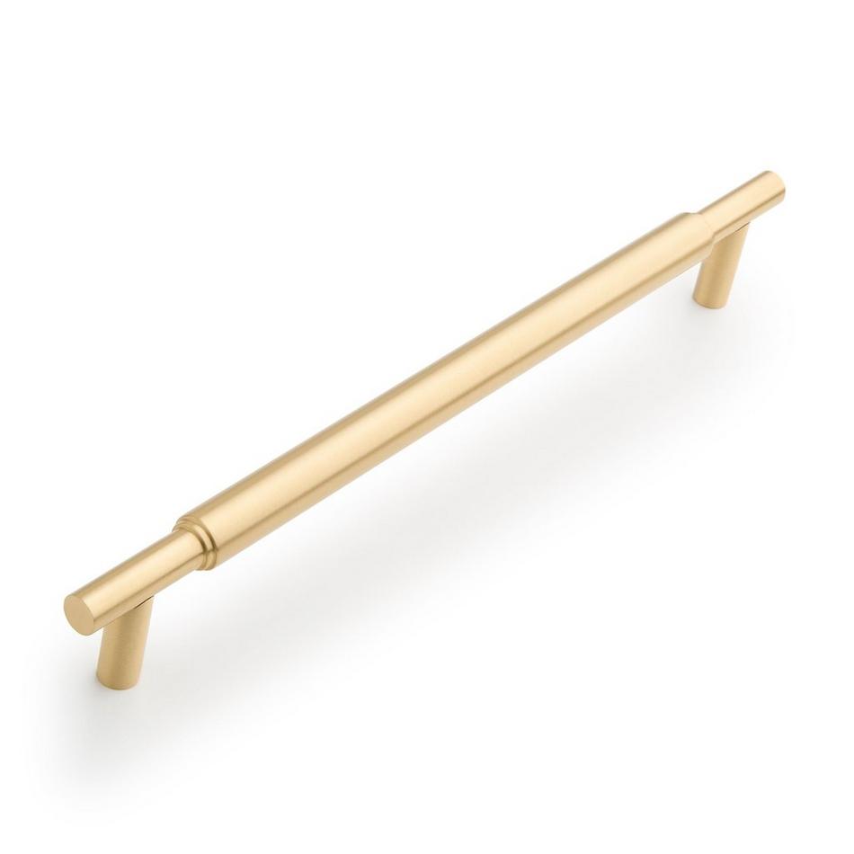 7-9/16" Colmar Solid Brass Cabinet Pull - Satin Brass, , large image number 0