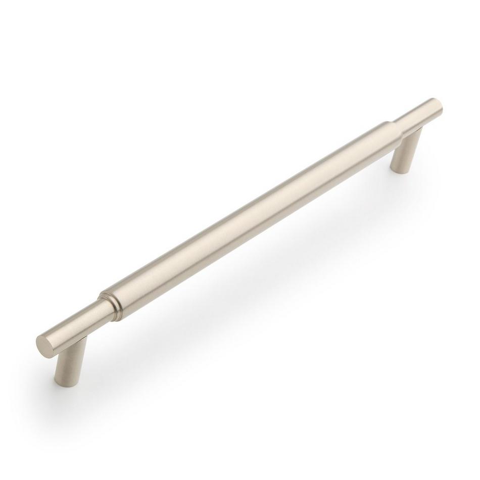 8-13/16" Colmar Solid Brass Cabinet Pull - Brushed Nickel, , large image number 0