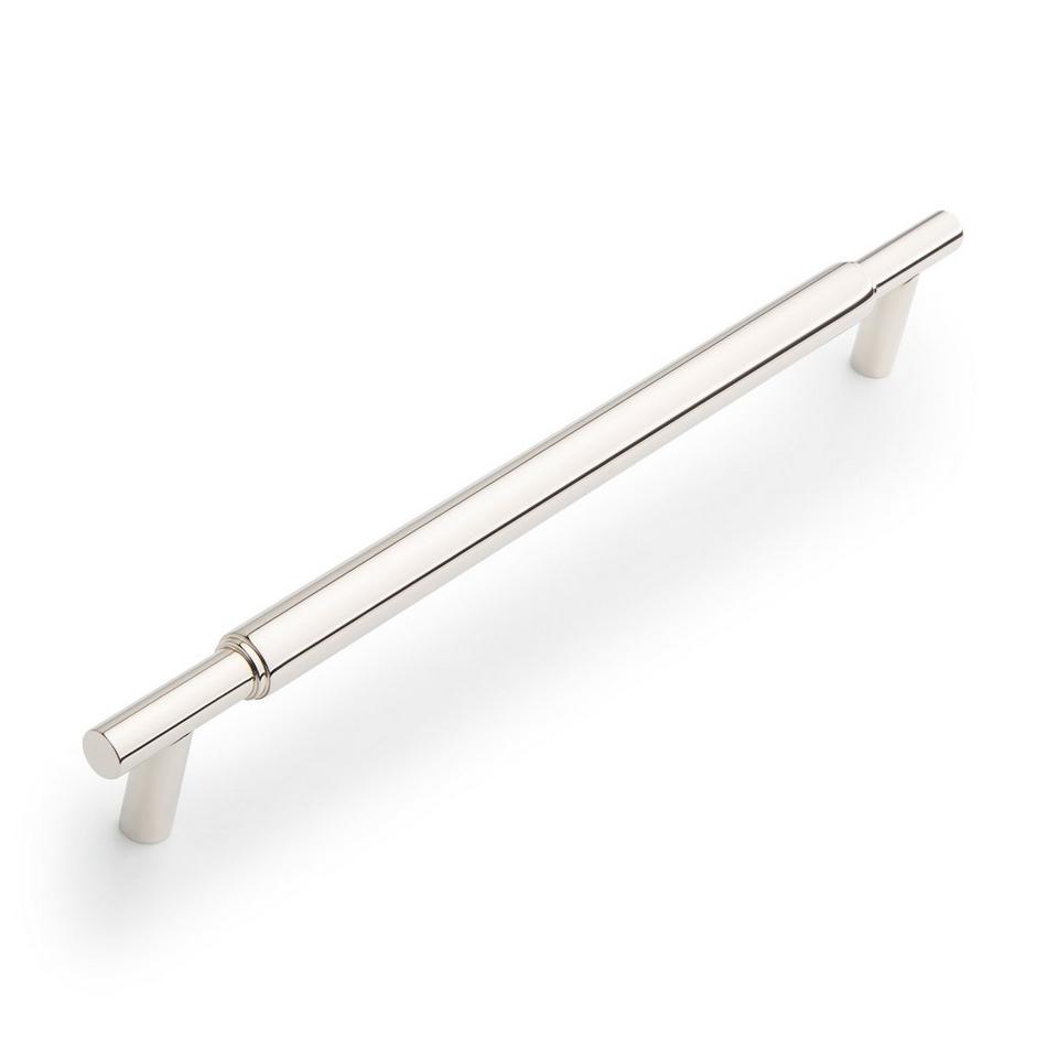8-13/16" olmar Solid Brass Cabinet Pull - Polished Nickel, , large image number 0