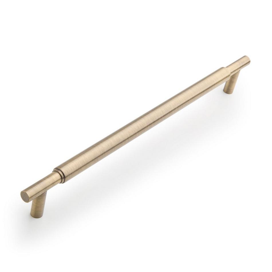 10-1/16" Colmar Solid Brass Cabinet Pull - Antique Brass, , large image number 0