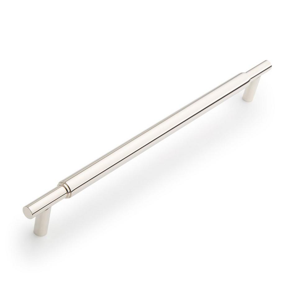10-1/16" Colmar Solid Brass Cabinet Pull - Polished Nickel, , large image number 0