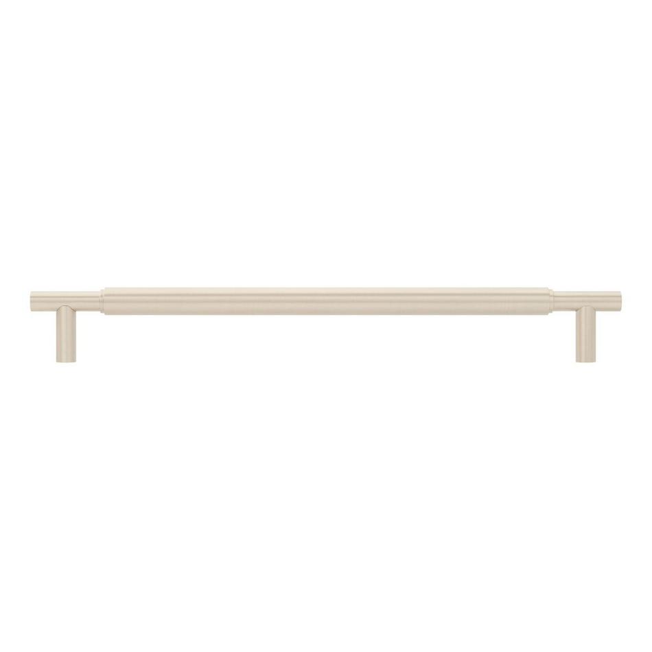 12-5/8" Colmar Solid Brass Cabinet Pull - Brushed Nickel, , large image number 2