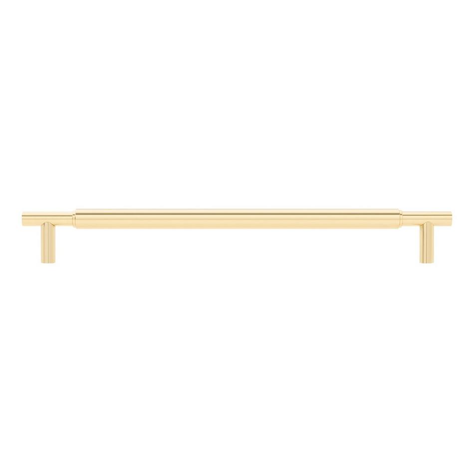 12-5/8" Colmar Solid Brass Cabinet Pull - Polished Brass, , large image number 2