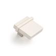 Marta Solid Brass Finger Pull - Brushed Nickel, , large image number 0