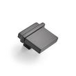 Marta Solid Brass Finger Pull - Matte Black, , large image number 0