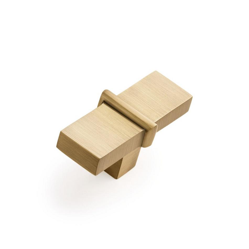 Marta Solid Brass T Knob - Antique Brass, , large image number 0