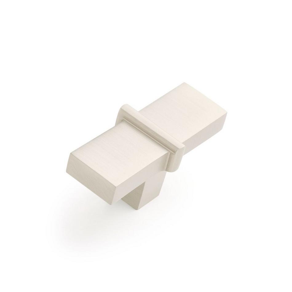 Marta Solid Brass T Knob - Brushed Nickel, , large image number 0