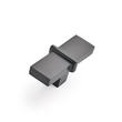 Marta Solid Brass T Knob - Matte Black, , large image number 0