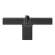 Marta Solid Brass T Knob - Matte Black, , large image number 2
